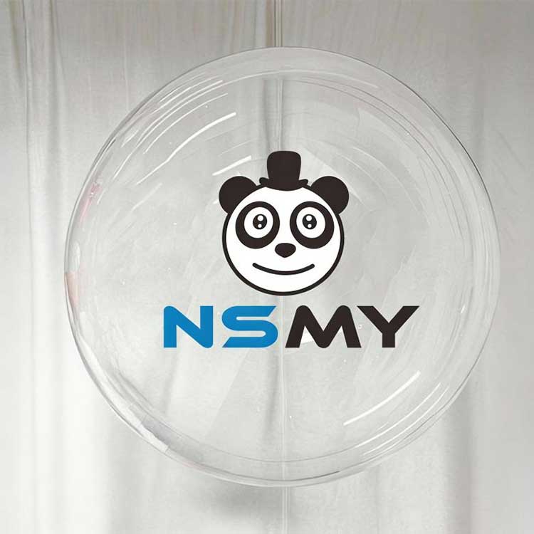 Bong bóng Bobo tròn trong suốt 48 inch