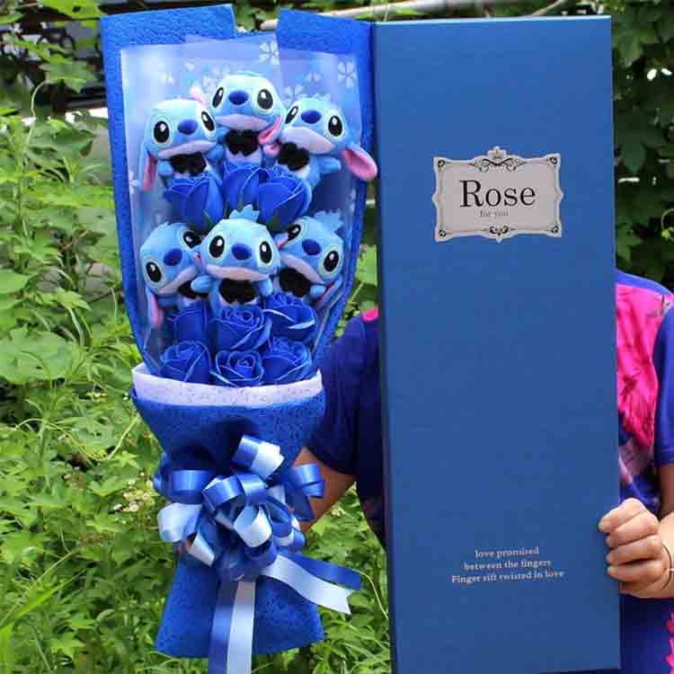 Bouquet hoạt hình khâu dễ thương