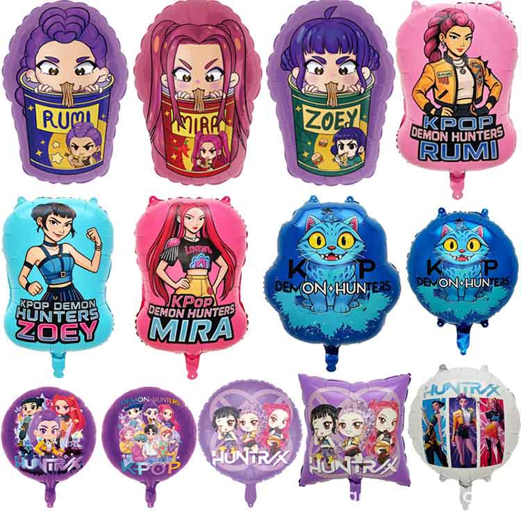 Bóng bay lá kim loại thợ săn quỷ