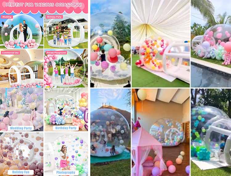inflatable bubble houses