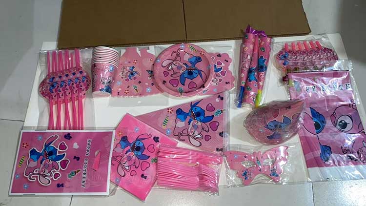 Stitch Disposable Plate Set China